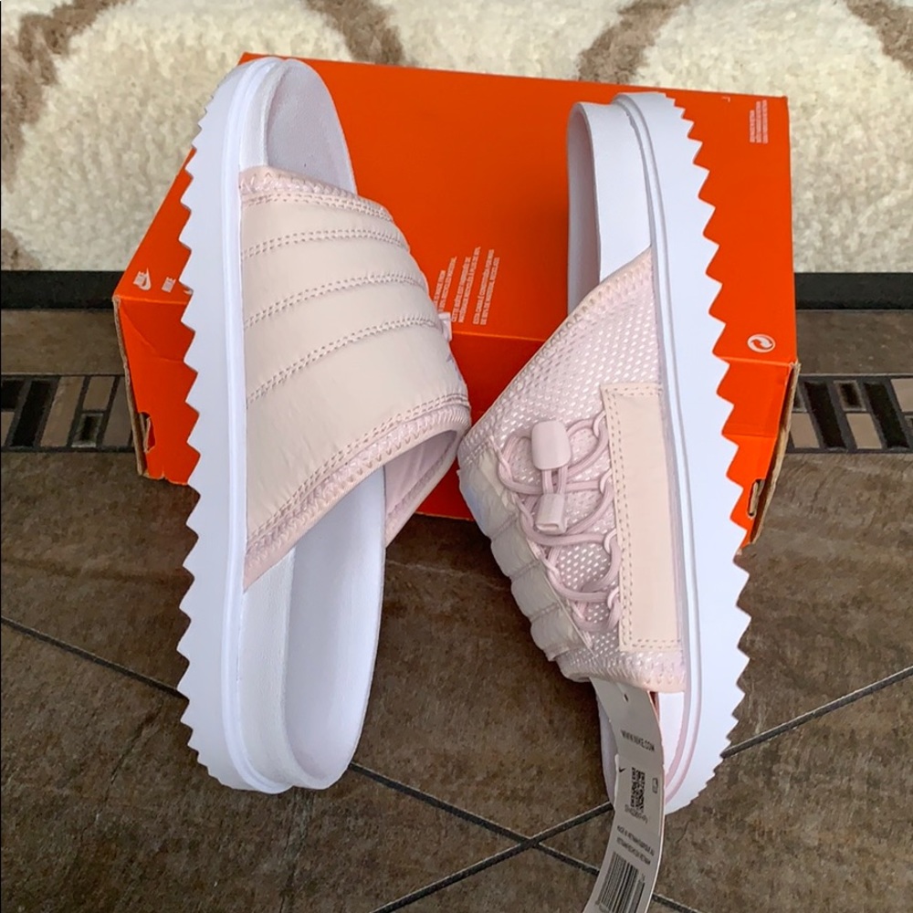 WMNS NIKE ASUNA SLIDE NA White Ghost-Barely Rose - Picture 8 of 16